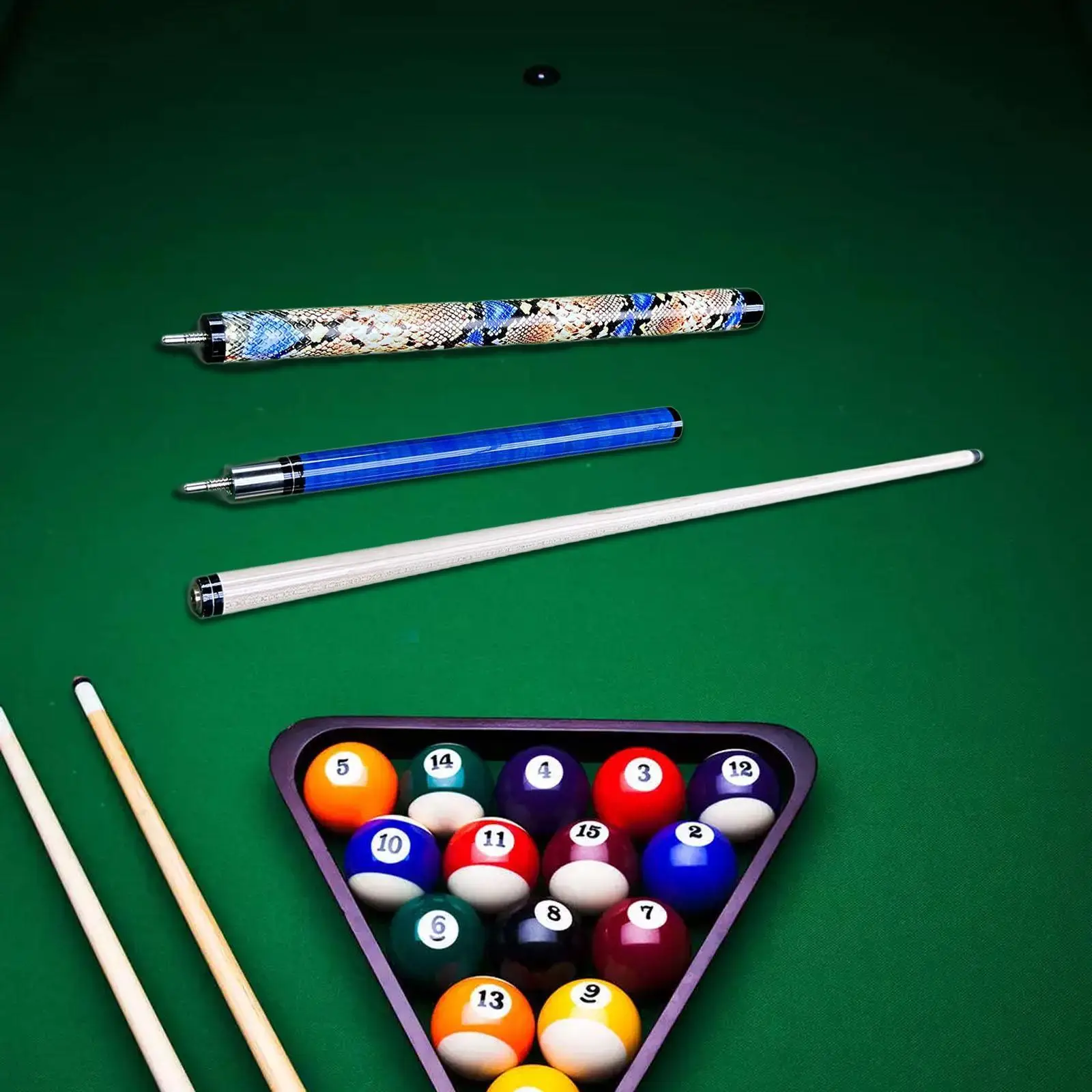 Billiard Pool Cue Stick Pool Cue Segmented Punch Cue Break Jump Cue Pool Stick for House Pool Game Bar Adult Billiard Players