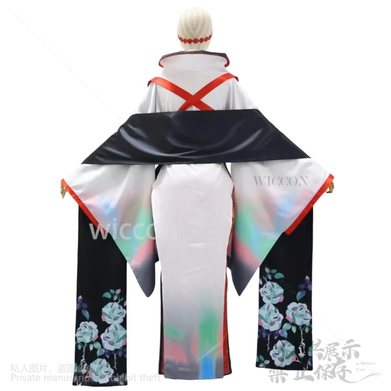 آلهة النصر: Nikke القرمزي تأثيري حلي ثوب الكيمونو الياباني فستان لوليتا ملابس مثيرة للفتيات امرأة هالوين مخصصة