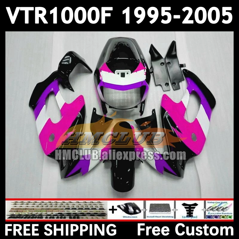 SuperHawk For HONDA VTR1000 F VTR 1000 F repsol pink 1000F 82No.74 VTR1000F 1995 1996 1997 1998 1999 00 01 02 03 04 05 Fairings