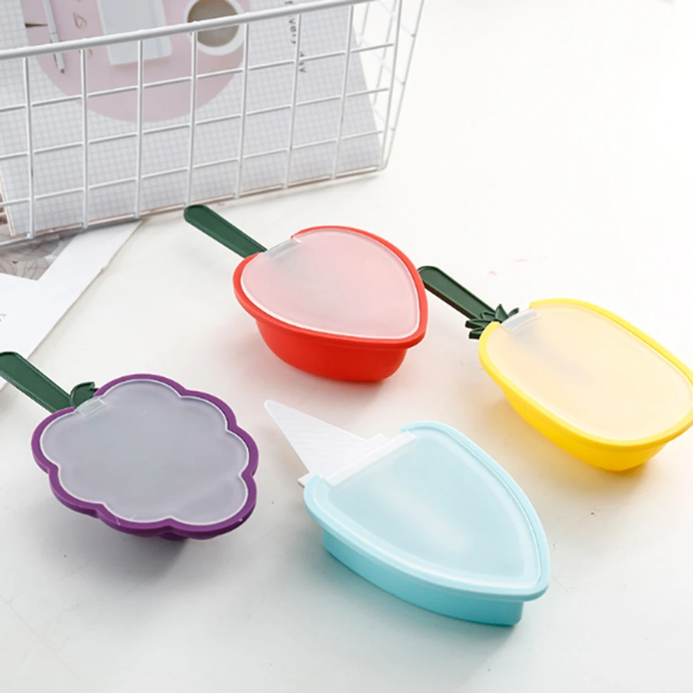 

Ice Cream Mold Silicone Frozen Ice Cream Mold Fruit Shape Popsicle Maker Ice Lolly Mould
