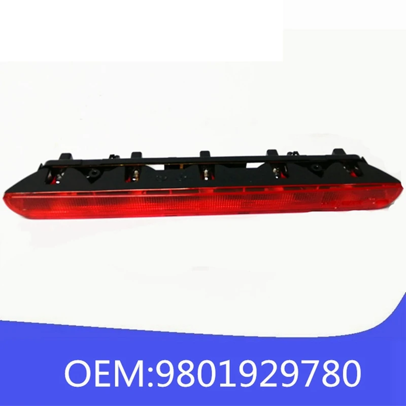 9801929780 Third 3Rd Brake Light LED Stop Lamp Tail Light For Peugeot 206 207 208 Citroen C2 C3 6350K5-Boom