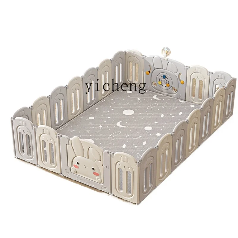 Tqh Baby Game Fence Baby Safety Protective Grating Children Living Room Floor Baby Climbing Mat Indoor Home Toddler