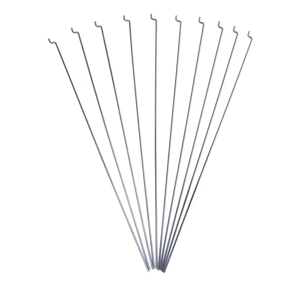 20 Stück langlebiger Z-Typ-Lenkgetriebehebel, Metalllänge 20 cm, Zugstange, Durchmesser 1,2 mm, RC-Flugzeugzubehör, Servohebel