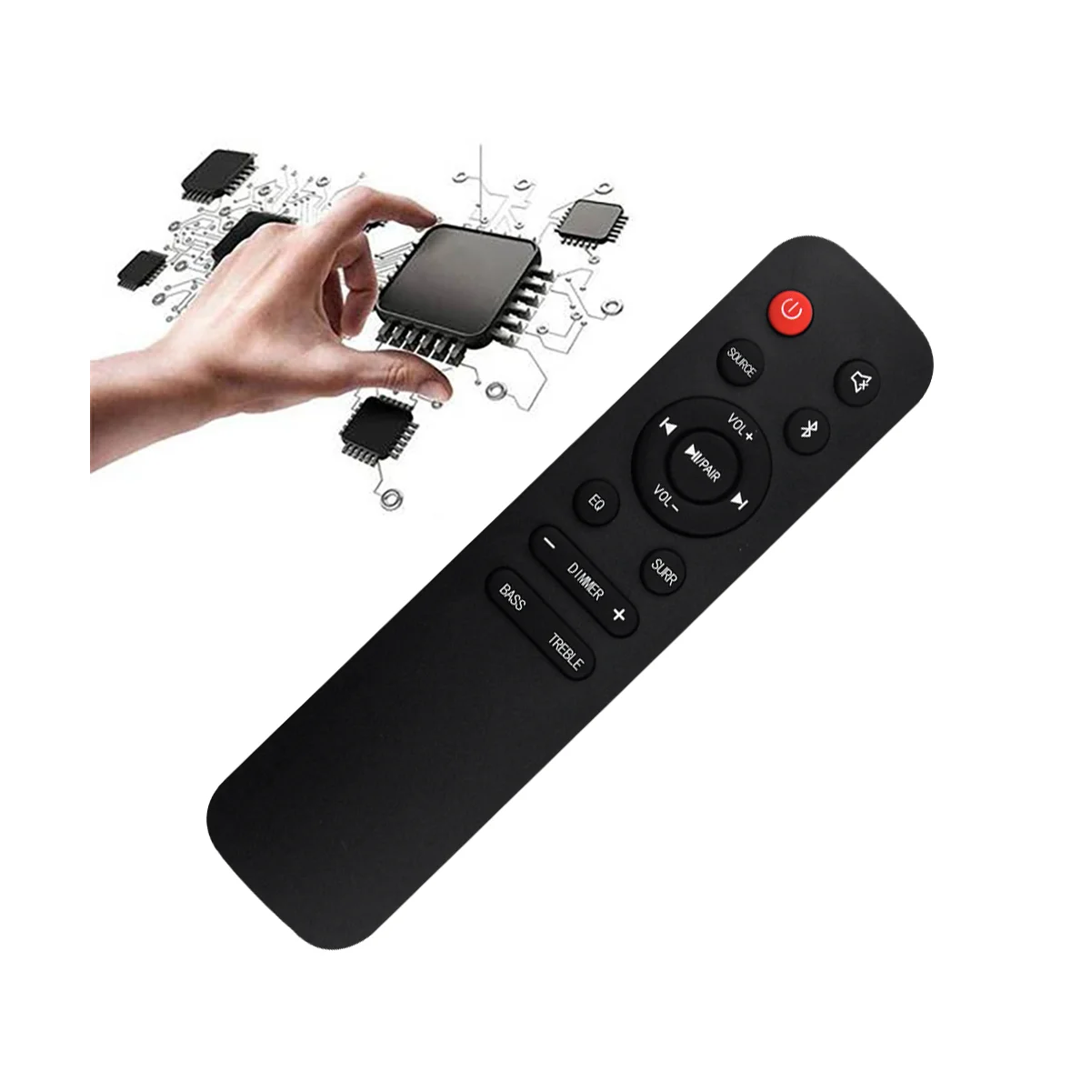 Mando a distancia EN218A8H para barra de sonido Hisense HS218, 2,1 canales, 2.1Ch, sistema de cine en casa