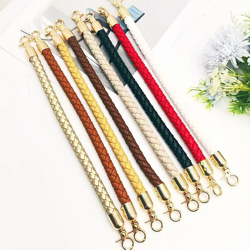 استبدال حقيبة يد الأشرطة الجلدية للمحفظة حقيبة يد سلسلة حزام حزام مقبض طويل الأشرطة القابلة للفصل DIY بها بنفسك الملحقات اليدوية #4