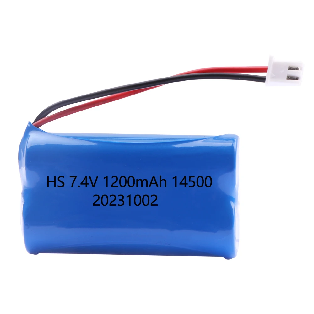 7.4V 1200mAh 14500 Li-ion Battery for RC toys Cars Tank Robot Electric water gun 7.4V rechargeable high capacity lithium battery