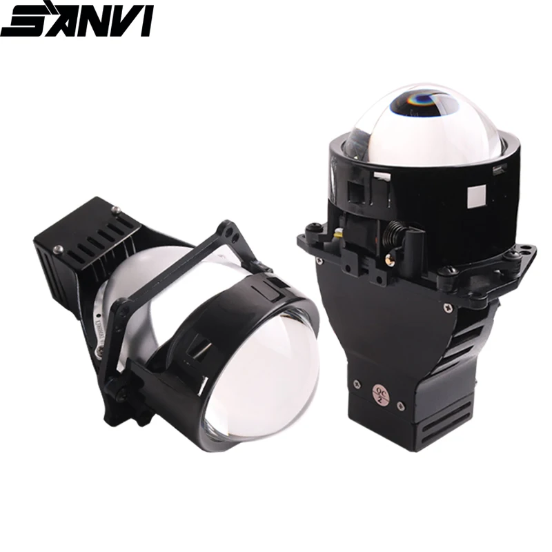 

SANVI V6 Bi led Lens 60W LED Lights Projector Headlight Lens For Hella 3R G5 Auto LED Lamps Car Light Retrofit DIY Kits