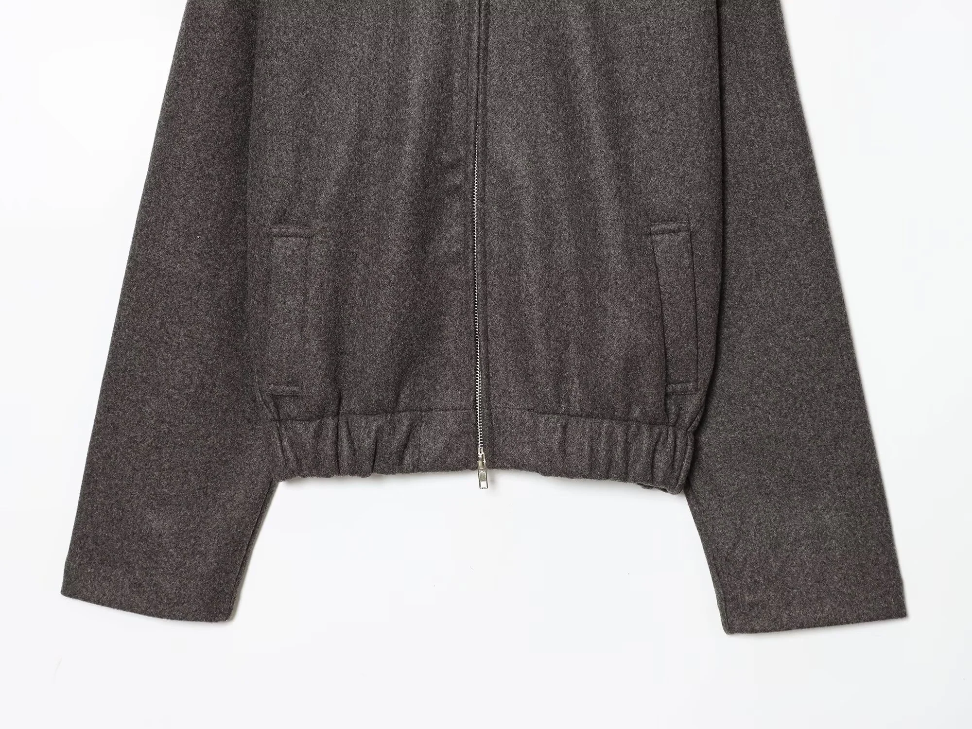 منتج جديد لخريف 2025 معطف نسائي غير رسمي على الموضة بسيط بياقة واقفة وأكمام طويلة ناعم للطيار #6