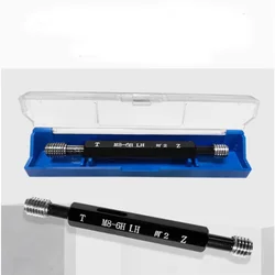 YRFL 1PCS Steel Mer-cury Gage Left Hand Thread Plug Gauge M2 M3 M4 M5 M6 M8 M10 M12 M14 - M60 Thread Distance 2