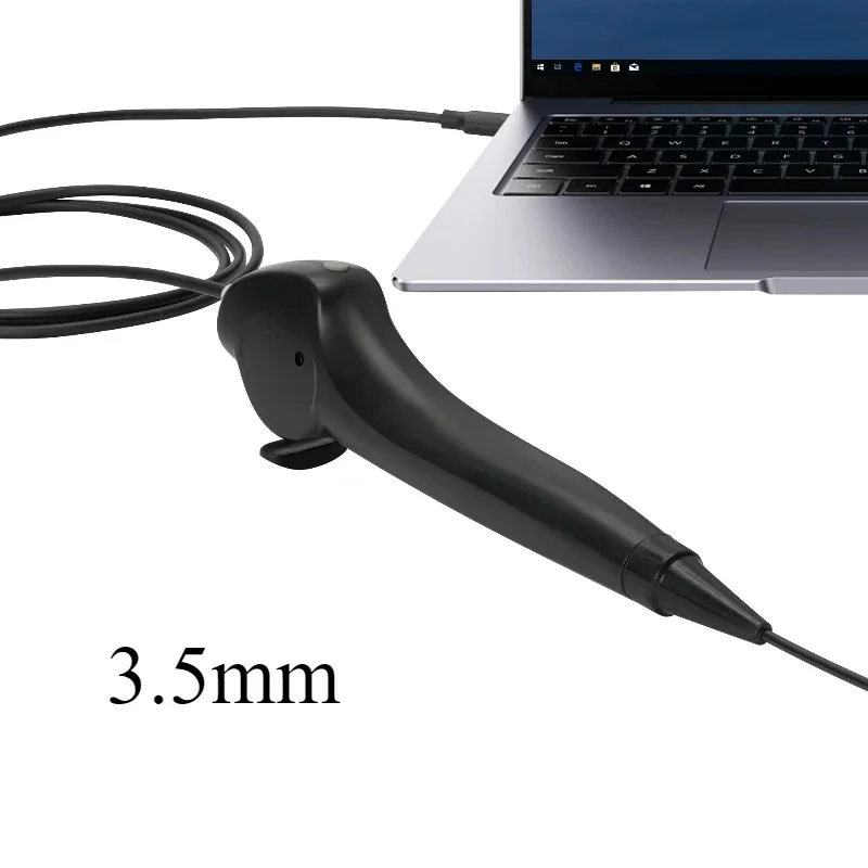 

Flexible USB Nasopharyngoscope Video ENT Endoscope with LED, Disposable Medical Device for ENT
