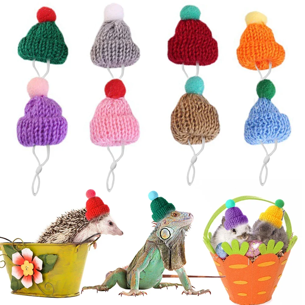 Hamster Hat Guinea Pig Hat Chinchilla Ferret Hedgehogs Rats Pet Hats for Small Animal Outfit Suit Cosplay Small Pet Decoration