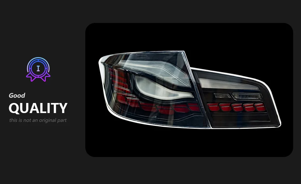 AKD Tail Lamp for BMW F10 F18 5 Series LED Tail Light 2011-2016 528i 530i Rear Fog Brake Turn Signal Automotive Accessories