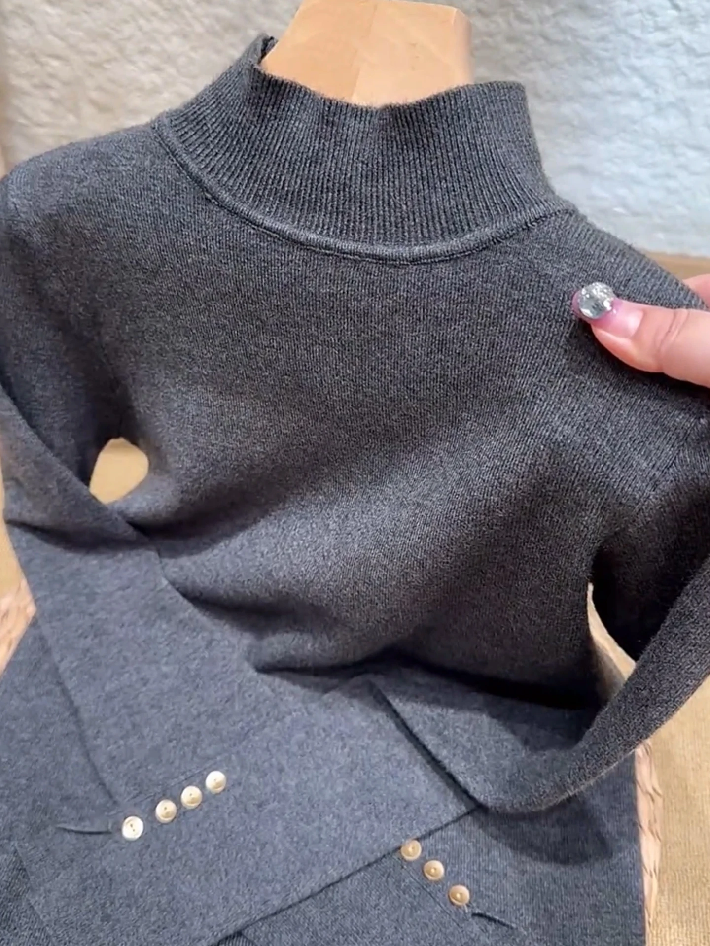 Automne hiver tricots décontracté Long Sve aérien femmes Base irt minceur couleur Sli vêtements intérieurs trajet coréen...