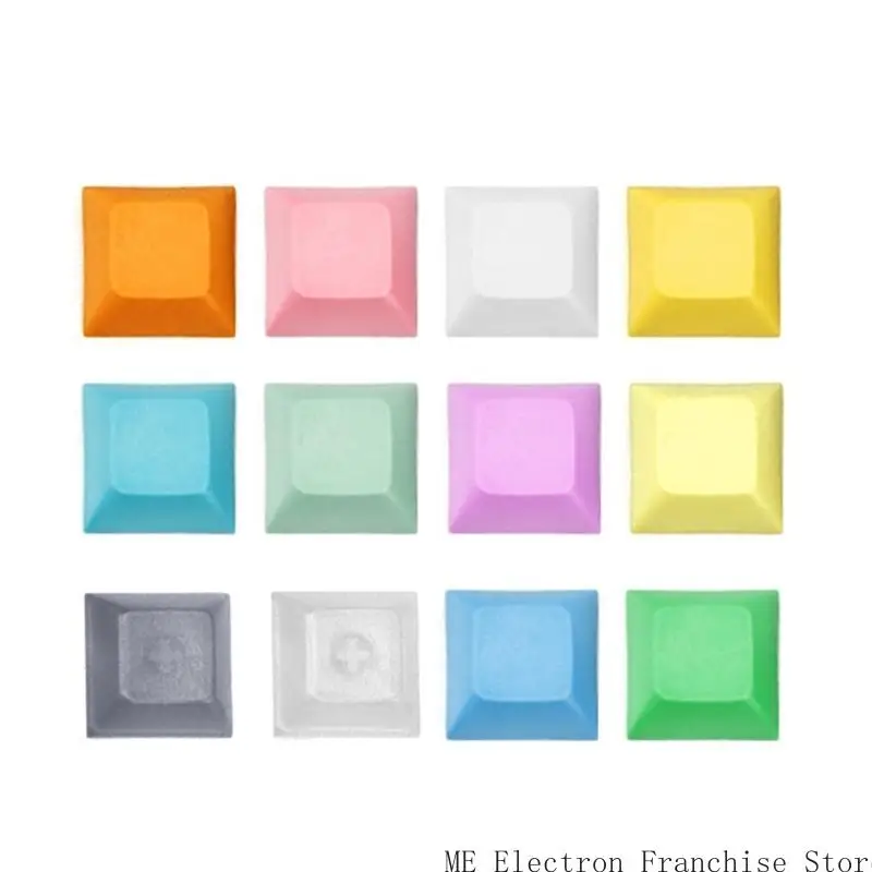 T5EA PBT Keycaps Mixded Color Keycaps 100pcs PBT Through Keyset 1U DSA Profile
