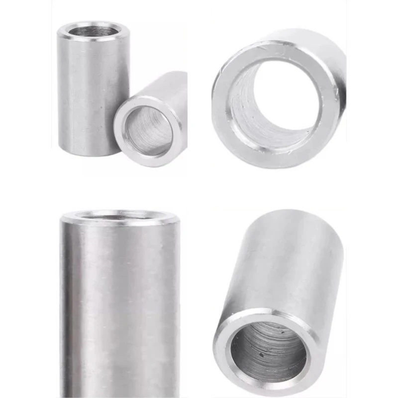 M2 M3 M3.5 M4 304 Stainless Steel Bushing Washer Gasket Unthreaded Round Hollow Standoff Spacer Sleeve Od 4-10mm For Diy Part