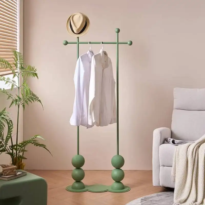 Vertical Green Stores Clothes Racks Cute Indoor Japandi Bedroom Clothing Rack Space Saving Perchero De Ropa Room Furniture