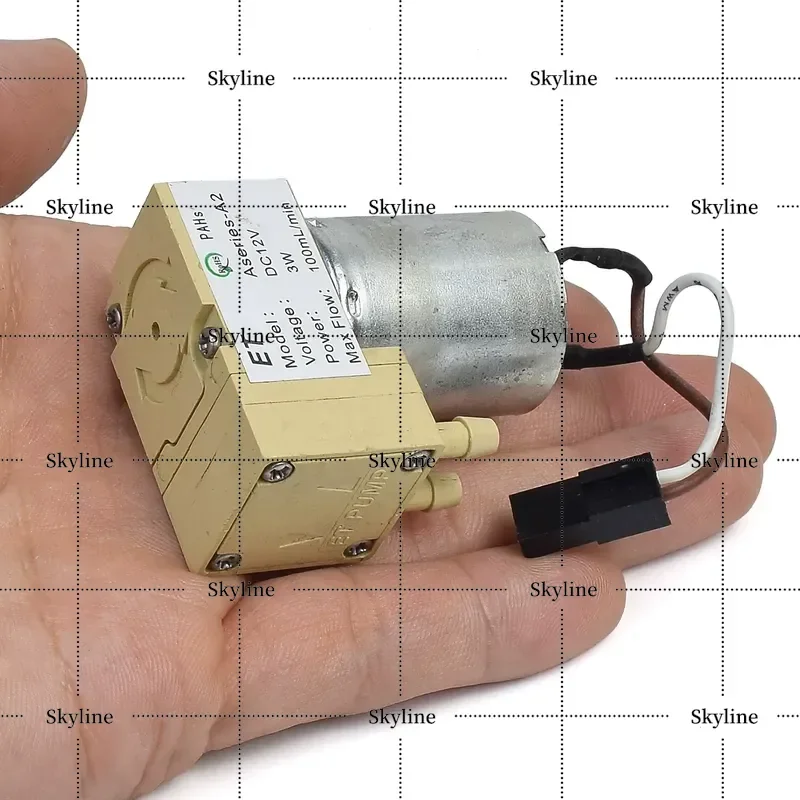 Miniature Diaphragm Pump Aseries-A2 Corrosion Resistant High Pressure DC12V-24V Self-priming Pump