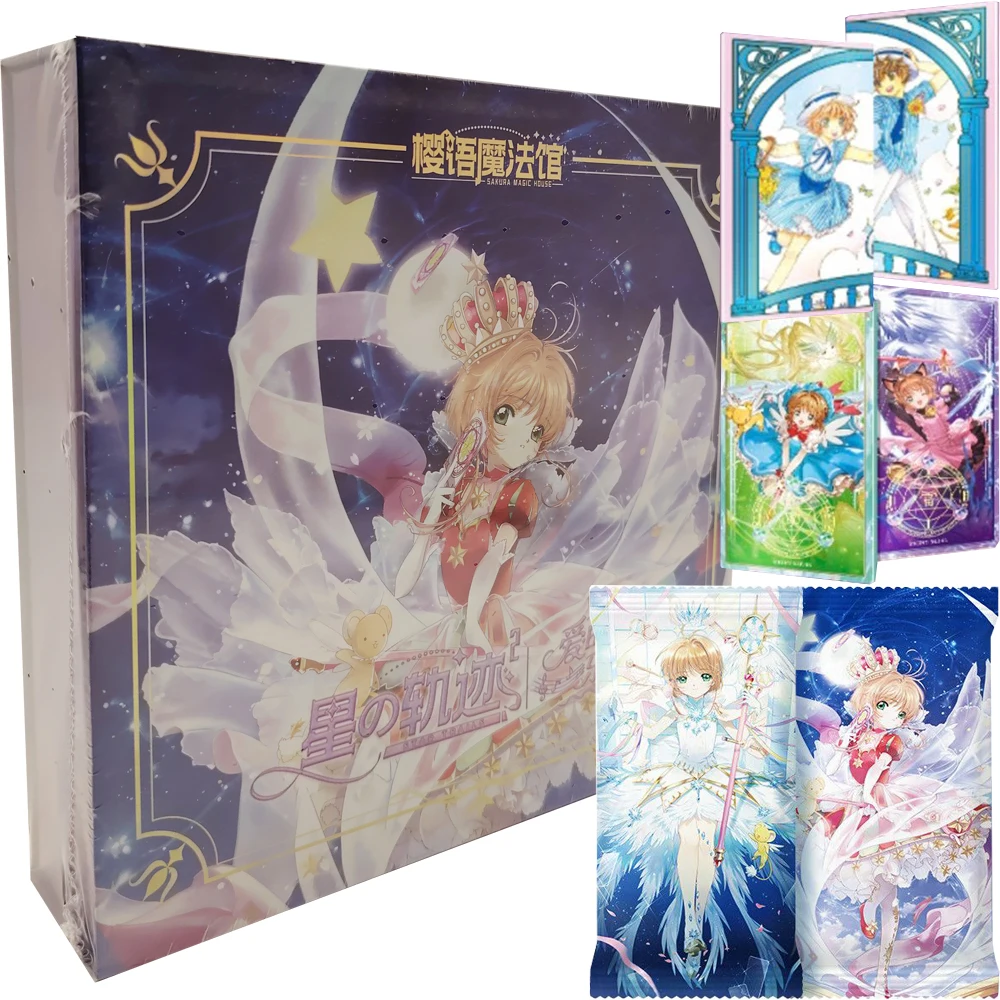 Campus Magical Adventure Anime Card Captor Sakura Collection Cards Popular Protagonist Group Exquisite Toys Cards Teenager Gifts