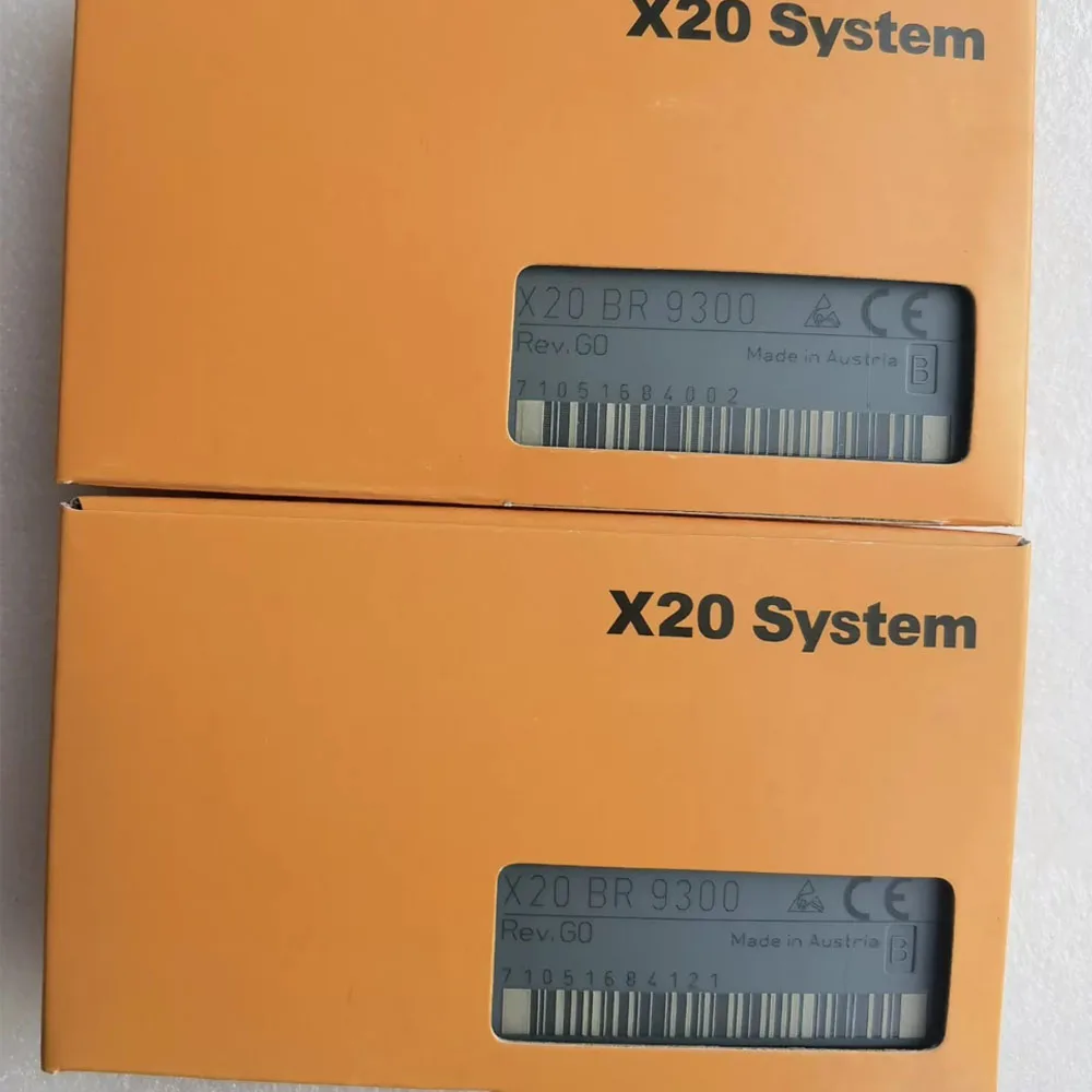 B&R X20BR9300 X2X Link Bus Receiver Module 24VDC 7W Output Power Redundant Supply Support X20 System PLC Module