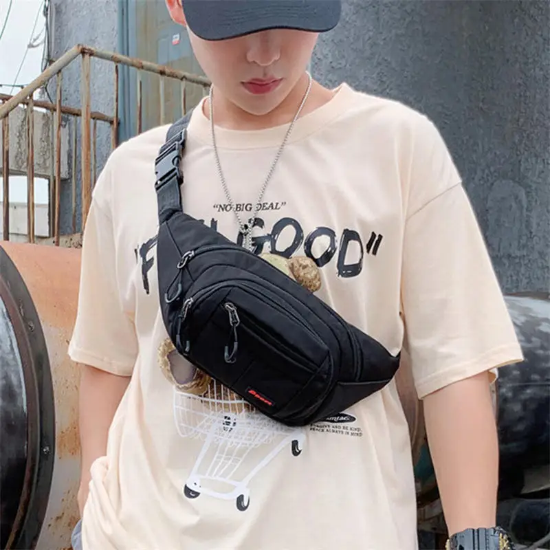 Nova bolsa de cintura para homens e mulheres, multifuncional, grande capacidade, à prova d'água, elegante e moderna, bolsa de negócios para caixa registradora