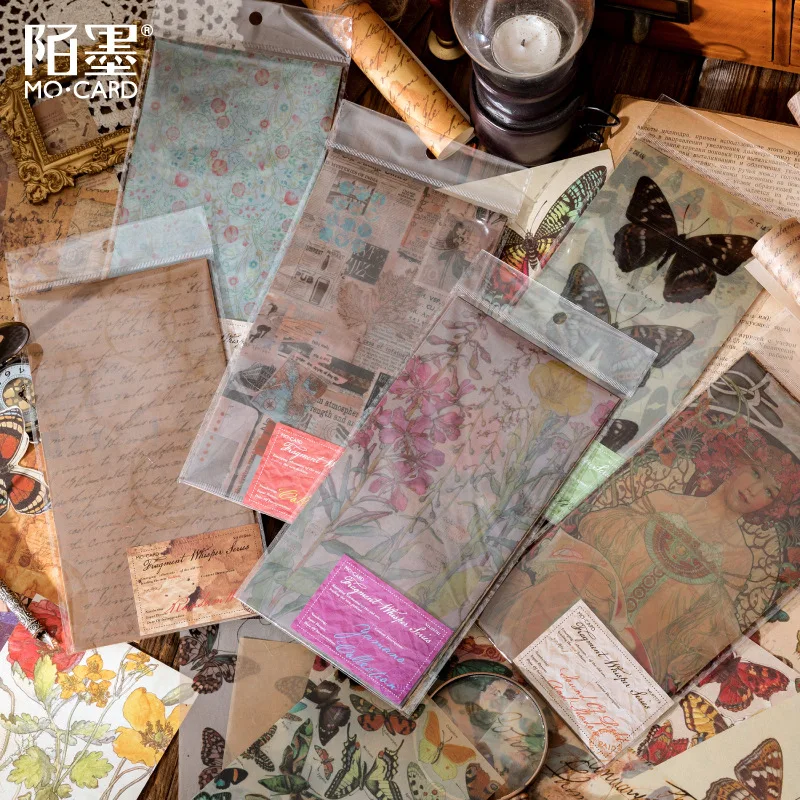 

20 шт./лот блокноты для записей материал бумага фрагмент шепот нежелательный журнал Скрапбукинг карты Ретро фон декоративная бумага
