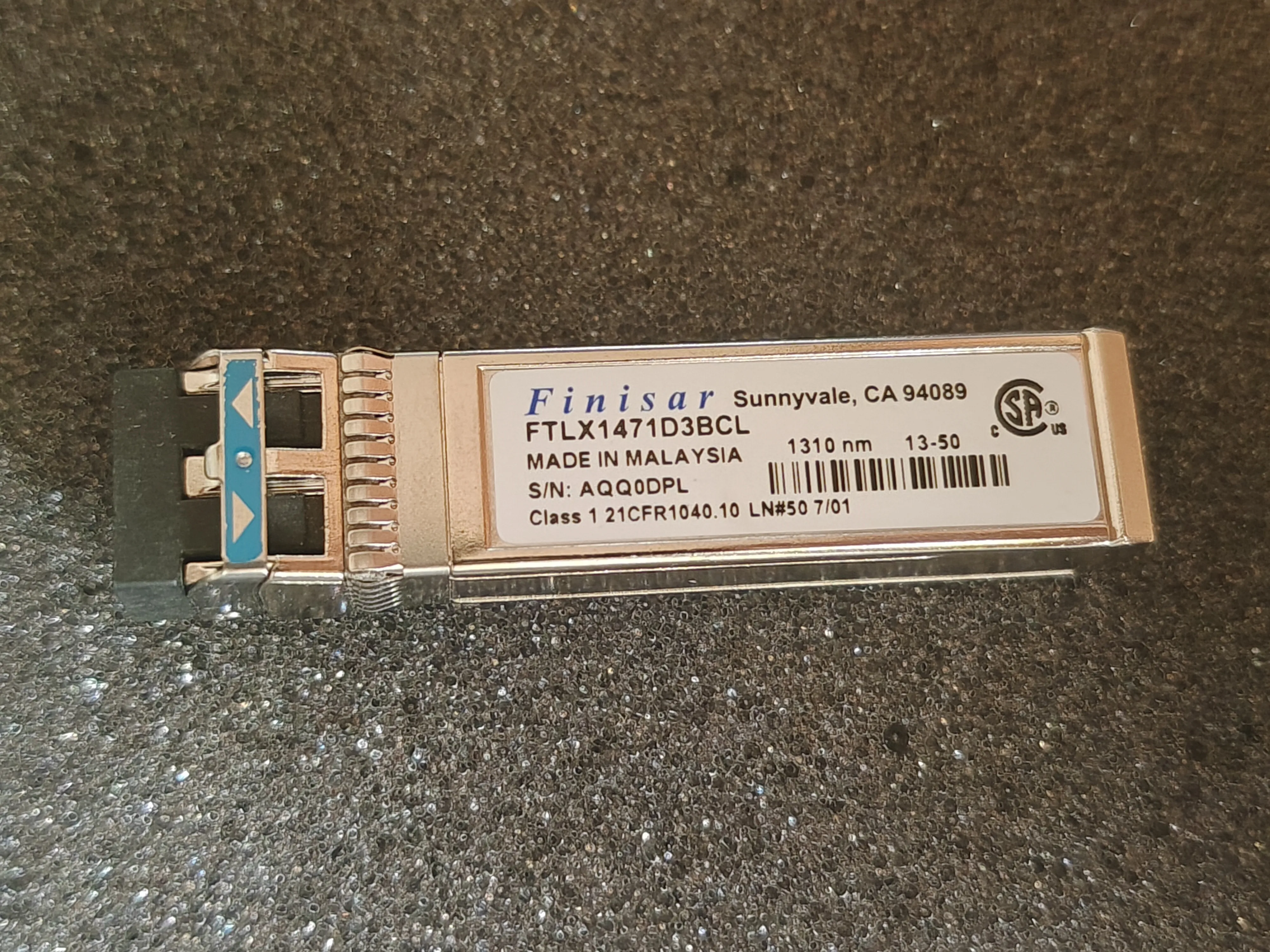 Original New Finisar lr 10gb sfp module FTLX1471D3BCL LR 10G 1310NM 10KM sfp Finisar Sfp+ Single Mode/10g optical transceiver