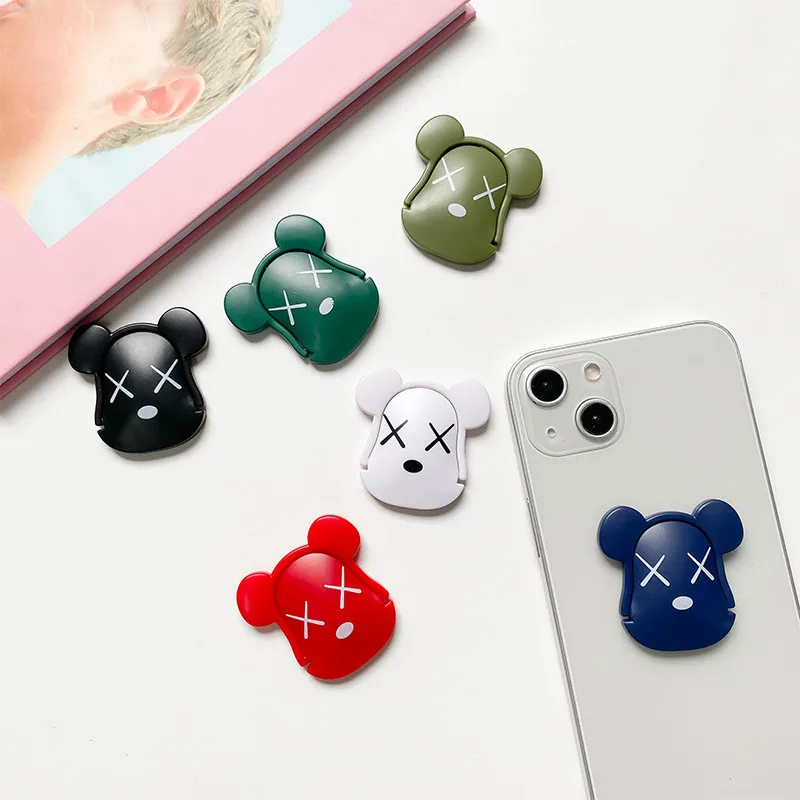 

Mobile Phone Mouse Bear Finger Ring Holder Telephone Cellular Accessories Phone Stand Holder Socket For Iphone 14 15 All Phone