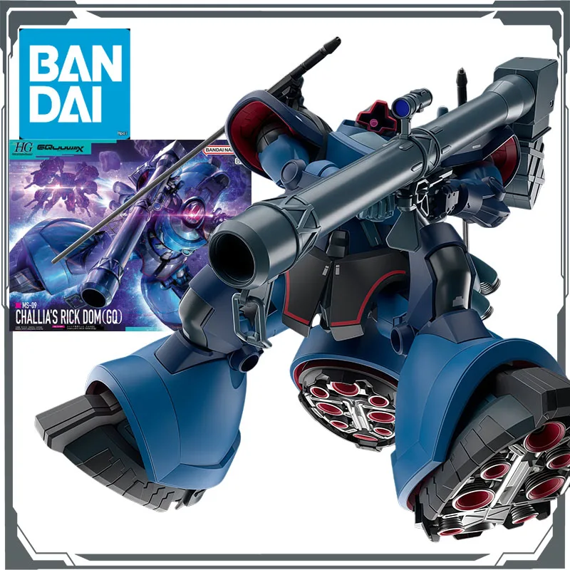 

Оригинальный набор для сборки модели Bandai GUNDAM HG 1/144 Charria Custom Rick Dom (GQ), аниме-фигурка, игрушка-модель, подарок для мальчиков