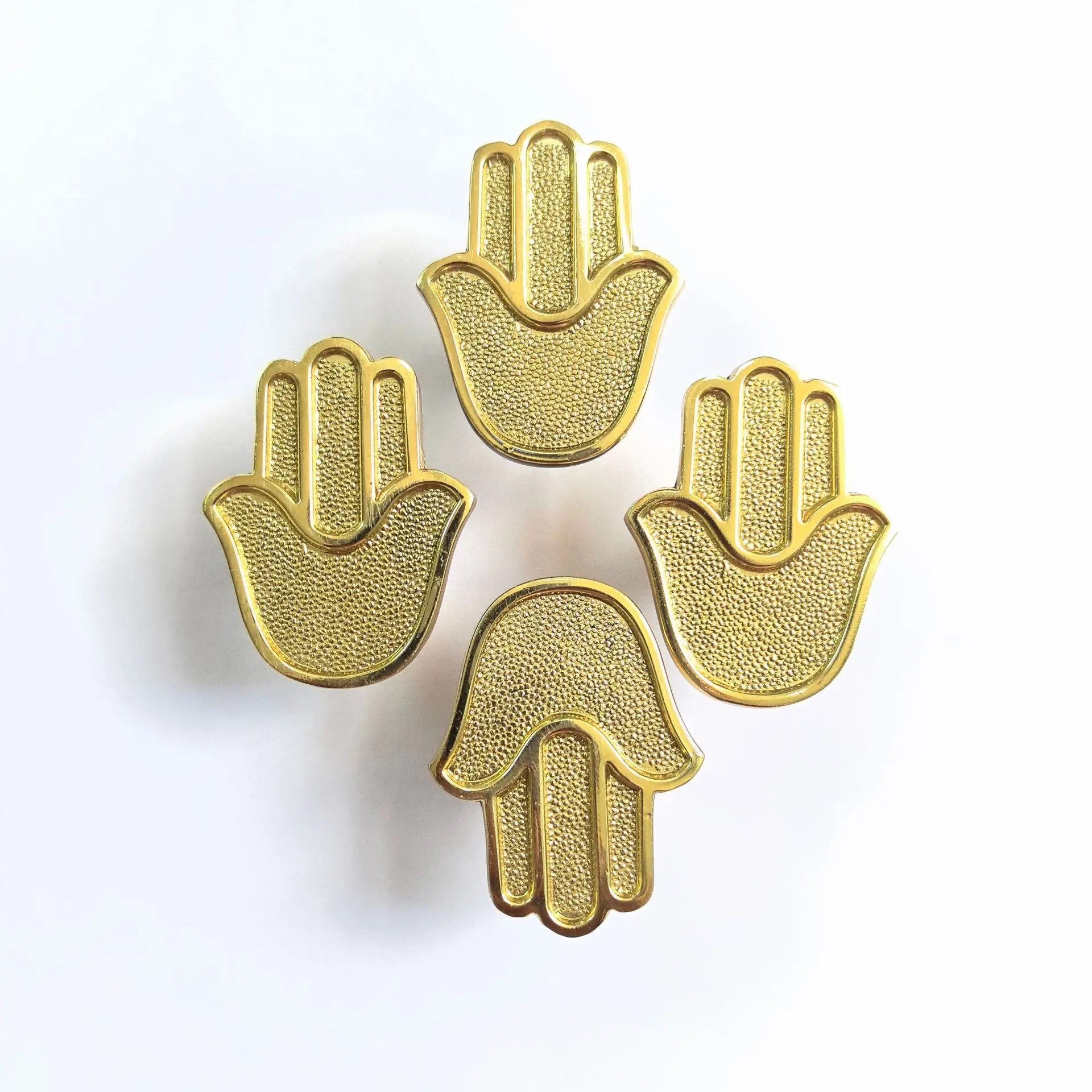 Decorate Handles for Furniture Brass Creative Palms Knob The Hamasa Hand Cabinet Drawer Boxes Luckyhand Knob