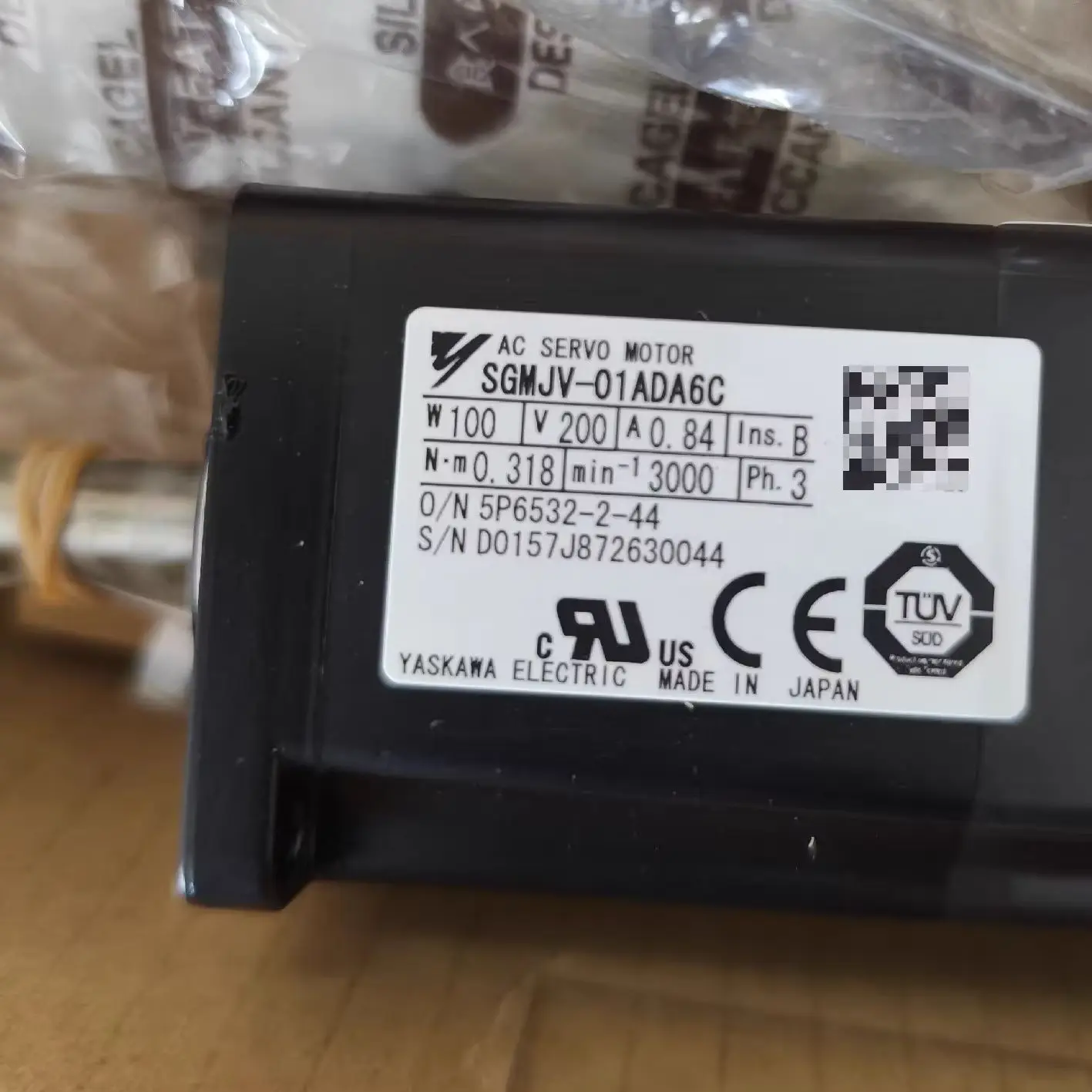 SGMJV-01ADA6C Brand New Servo Motor Original Genuine，Fast Shipping