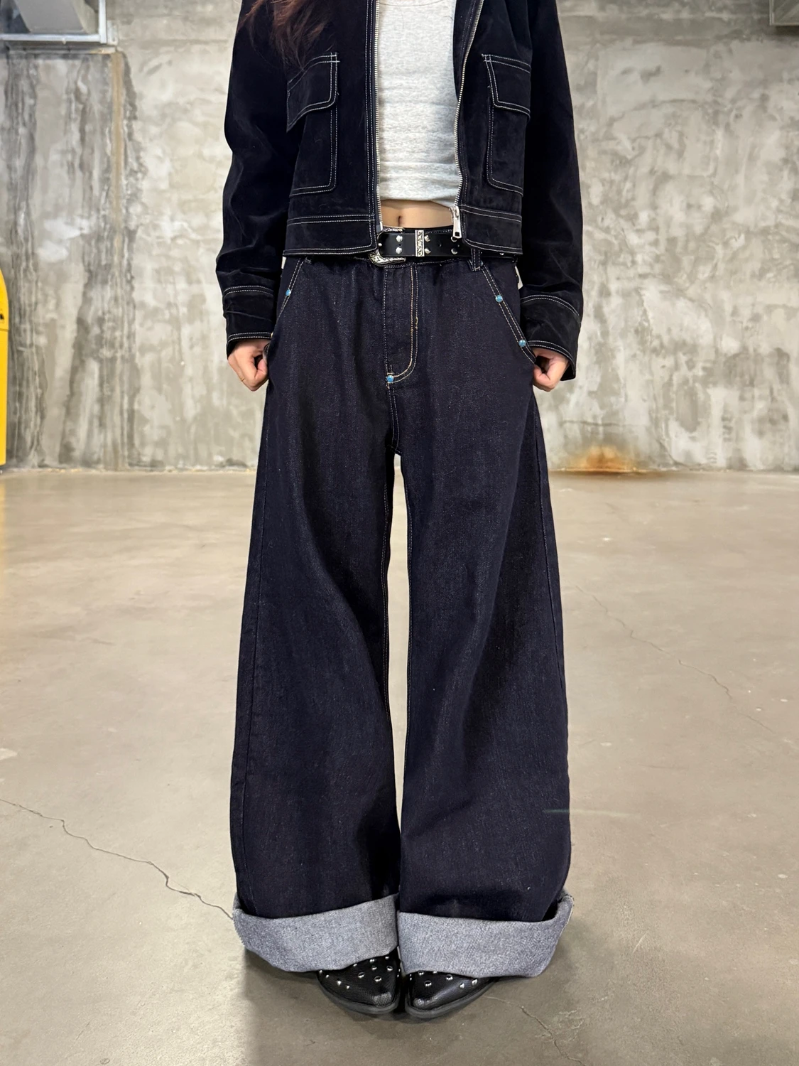 

Оригинальные винтажные джинсы Cleanfit для мужчин, удлиненные, в американском уличном стиле, с завышенной талией, с эффектом потертости