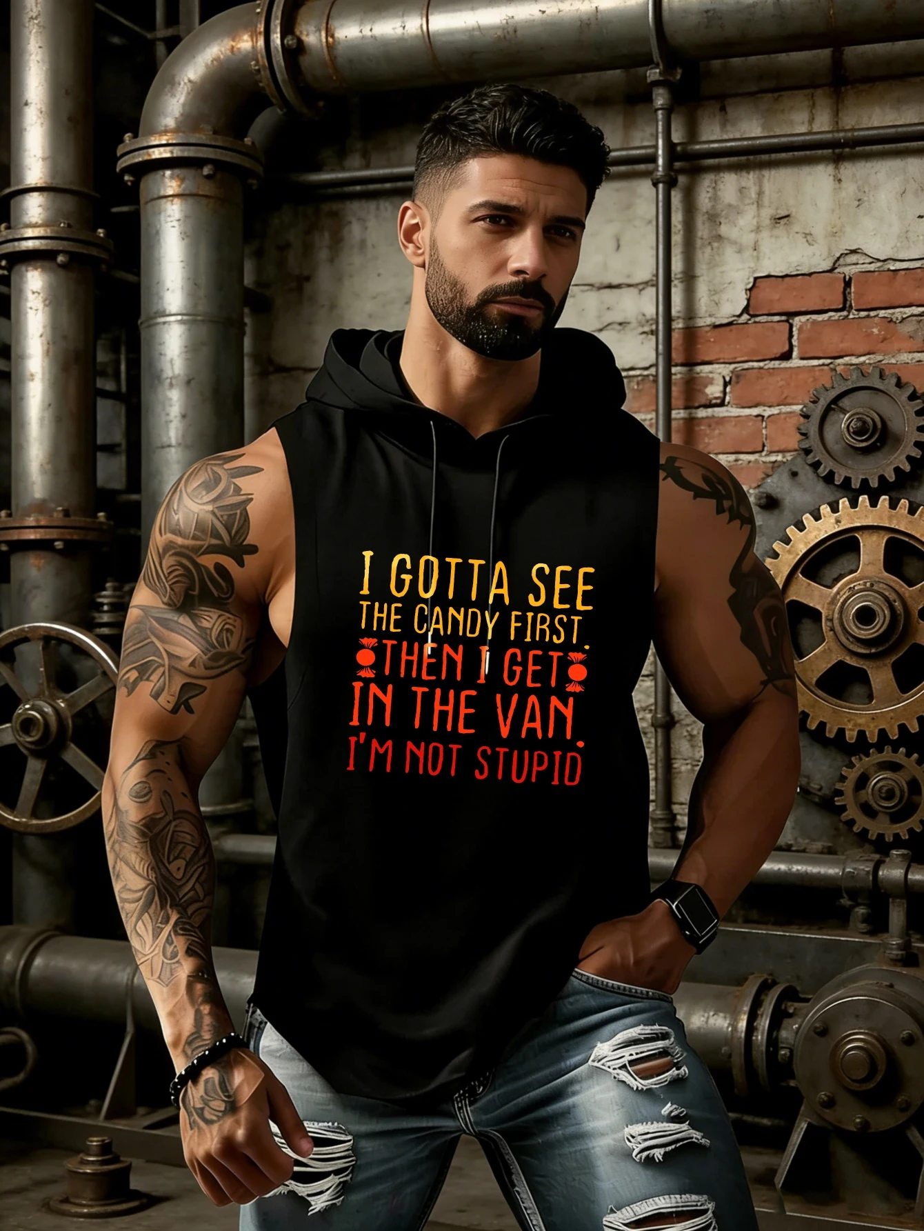 Street Fashion Men - Tela Transpirable Ideal para Correr, Hacer
