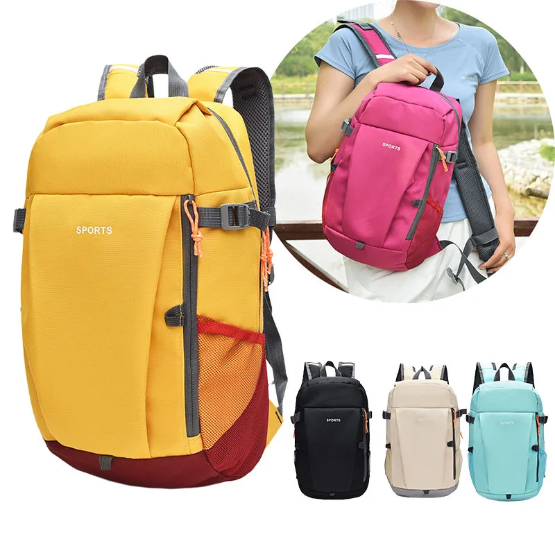 Mochila casual impermeável de grande capacidade para homens e mulheres, mochila de viagem para laptop, mochila multicolorida, camping, moda