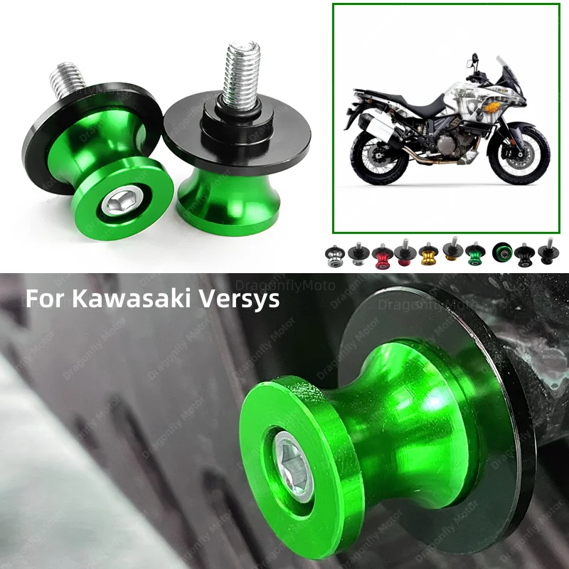 

New Fit For Kawasaki Versys 650 1000 Versys650 Versys1000 2015-2023 Motorcycle Accessories M8 Swingarm Spool Slider Stand Screws