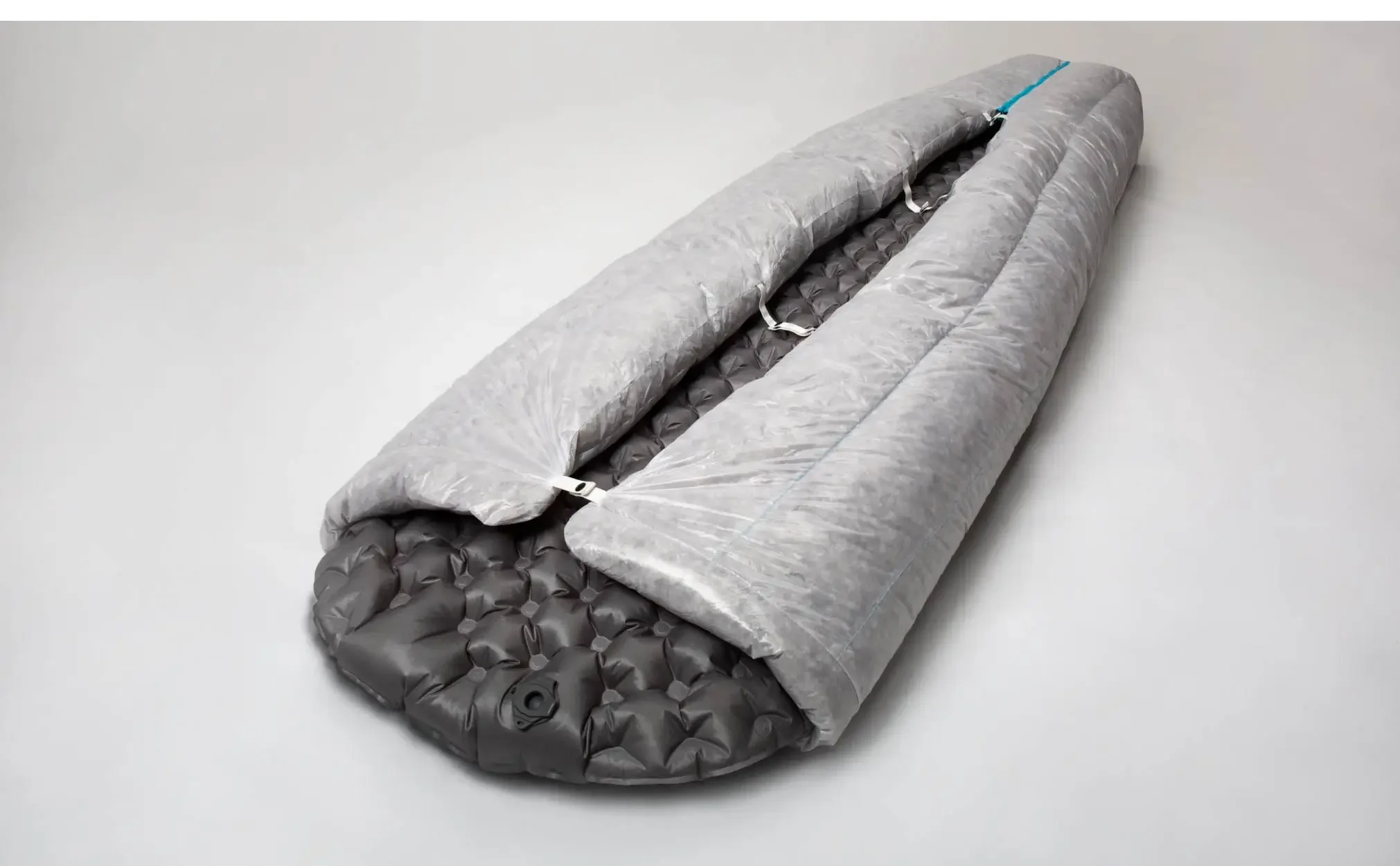 AEGISMAX Wind Hard Tiny Wearable 800FP Gänsedaunenschlafsack Ultraleichte Camping-Steppdecke-Hängematte – Detail 11