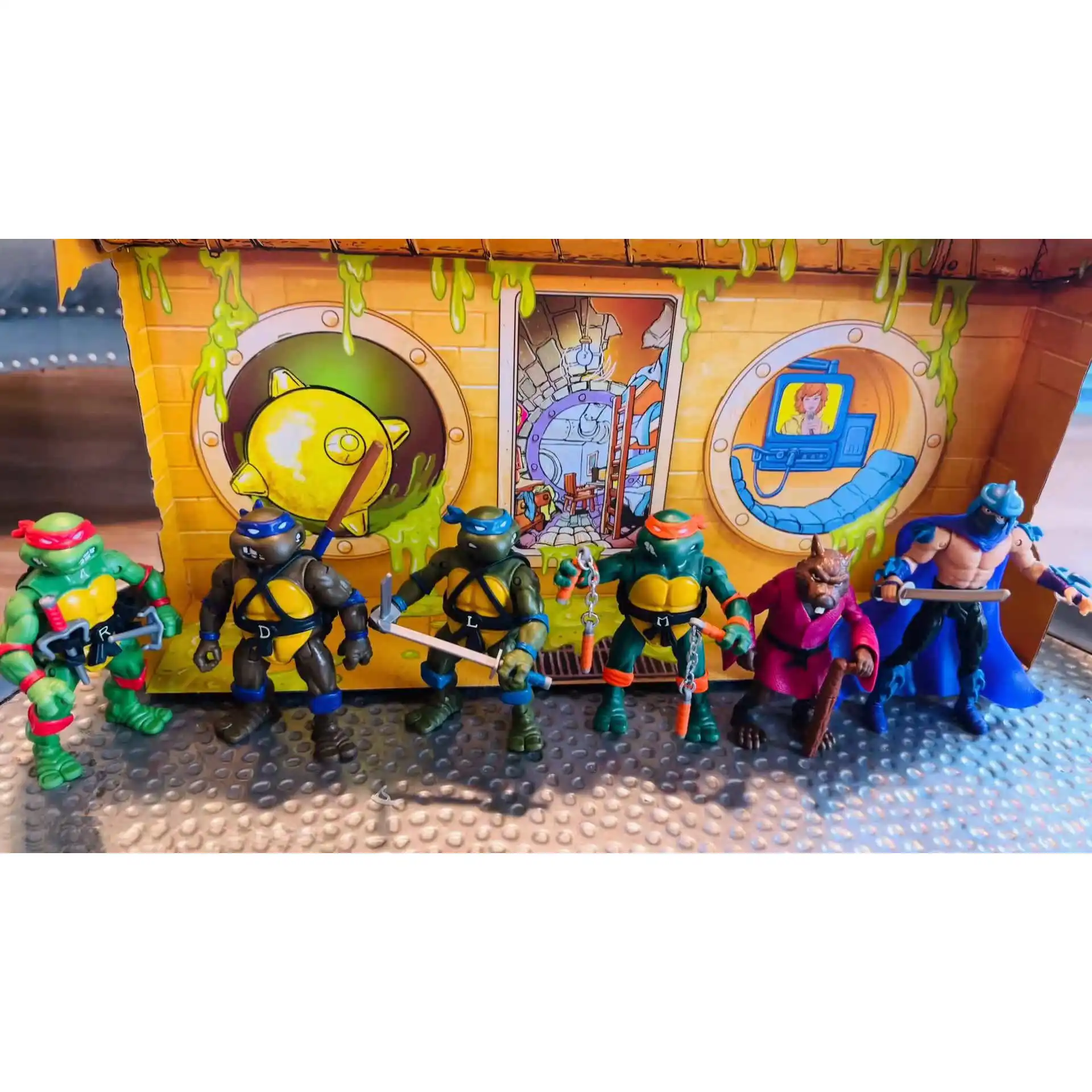 Novos playmates anime figura 1988 tartarugas remasterizadas bonecas figuras brinquedos modelo 6-pack colecionável ornamento personalizado aniversário menino presente