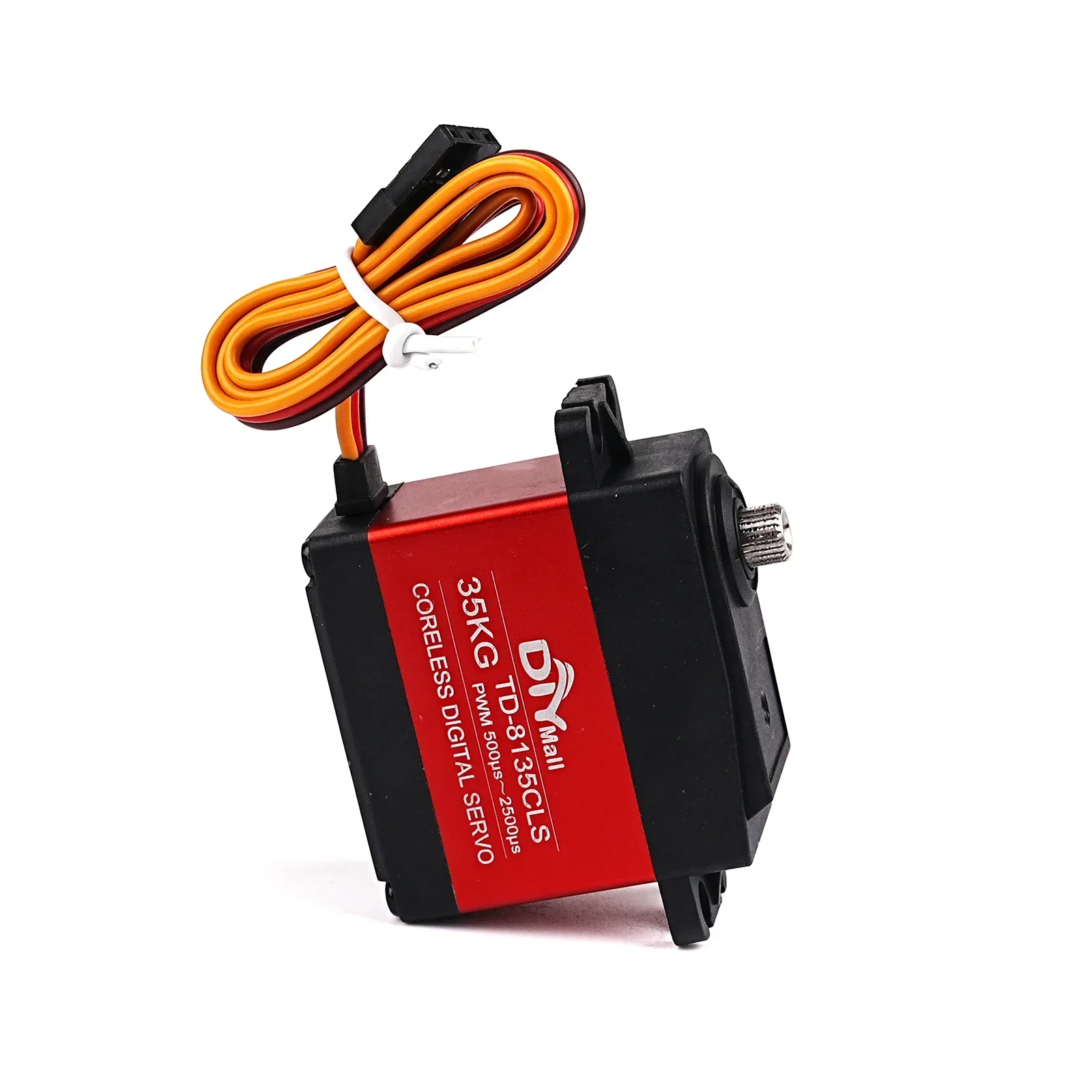 Serwo cyfrowe 35KG z wysokim momenem obrotowym, pełny metalowy przekładnik, silnik bezrdzeniowy, 180-360 stopni, 4.8-8.4V, do RC robotów, samochodów, ciężarówek, łodzi, DIY