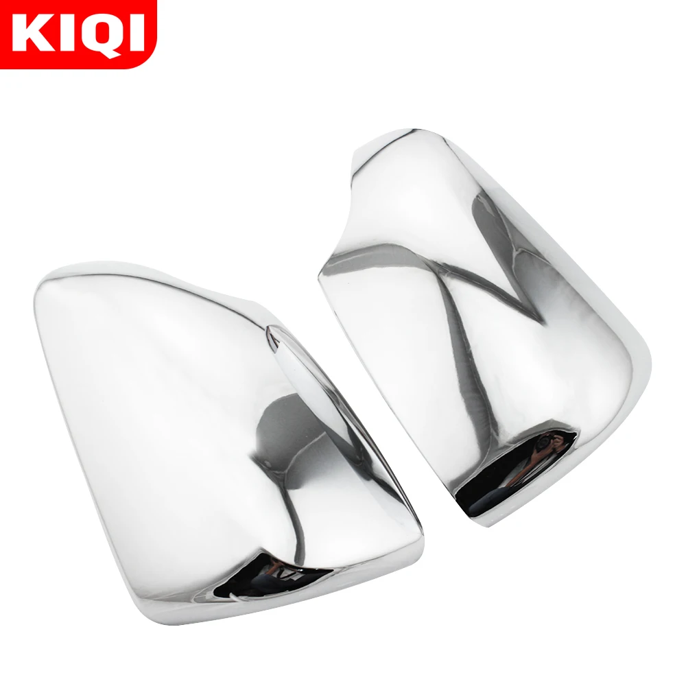 KIQI 2Pcs/Set ABS Car Rear View Side Mirror Cover for Ford Ranger 2015 2016 2017 2018 2019 2020 Rearview Mirror Covers