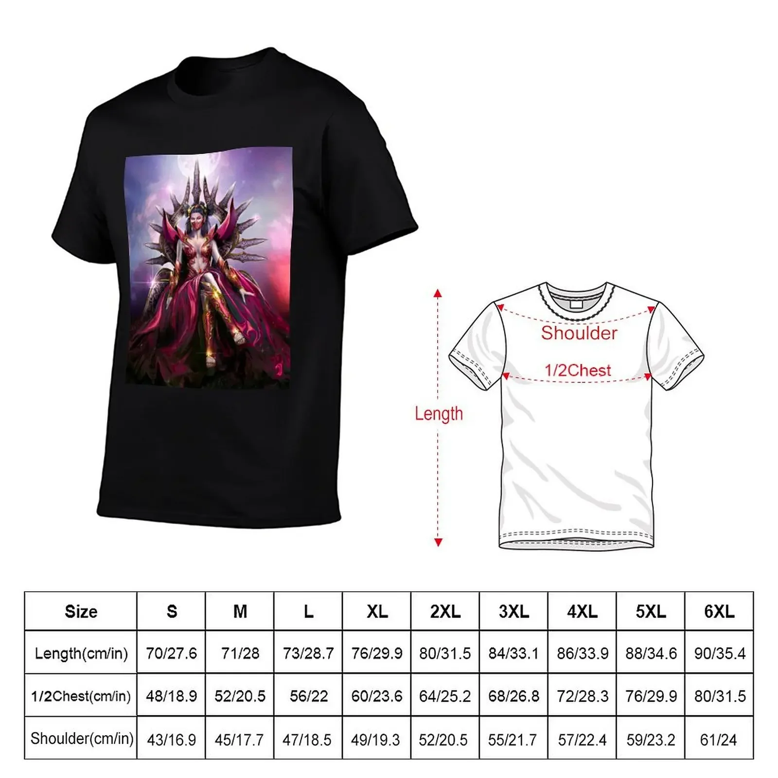 QUEEN MILEENA T-Shirt baggy shirts anime tshirt plus sizes graphics men graphic t shirts