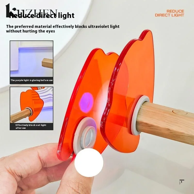 Dispositivi per salone di bellezza Occhiali protettivi Deflettore anti-luce acrilico con blocco della luce blu per accessori per strumenti per manicure con lampada UV per unghie