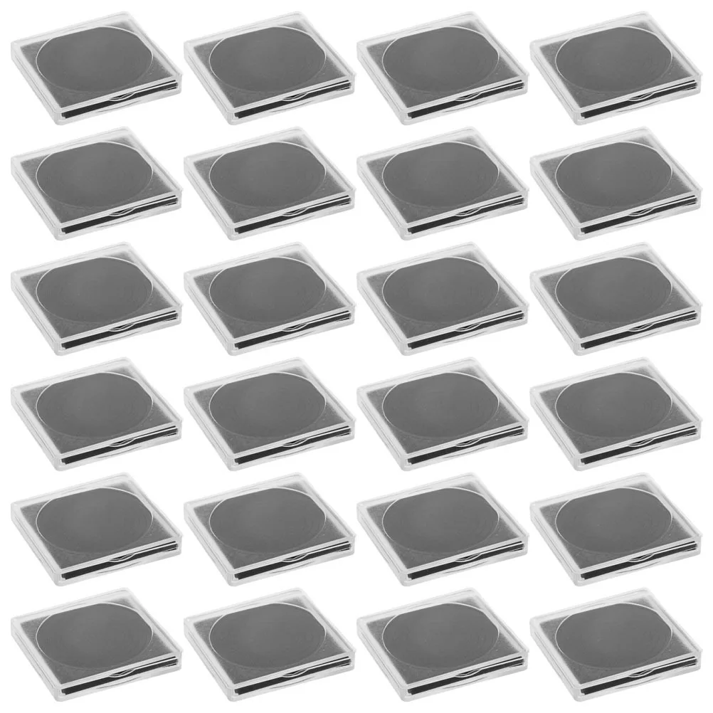 30Pcs Coin Collection Box Transparent Adjustable Plastic Storage for Collectors Portable Display and Protection Case Organizer