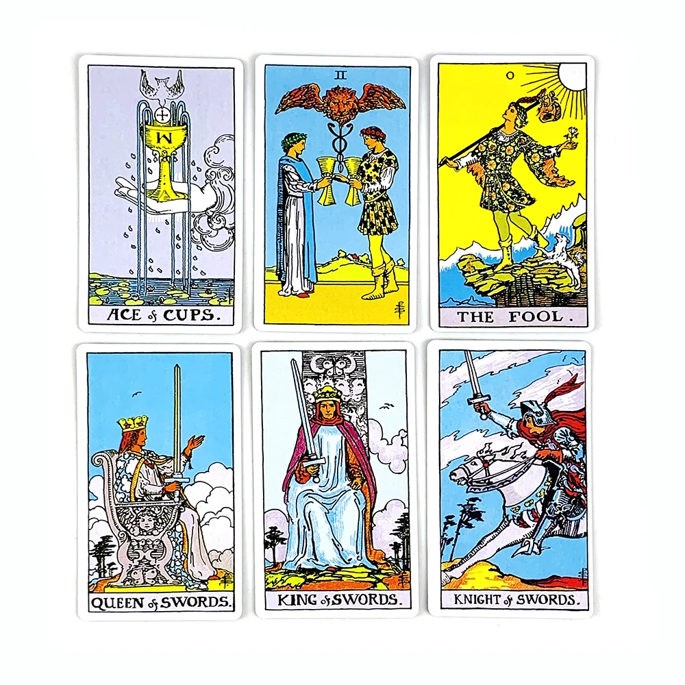 بطاقات التارو سطح السفينة 78 قطعة لسهولة المبتدئين في حفلة العرافة المستقبلية لعبة الطاولة ، لعبة التخييم ، لعبة عيد الميلاد والعام الجديد #4