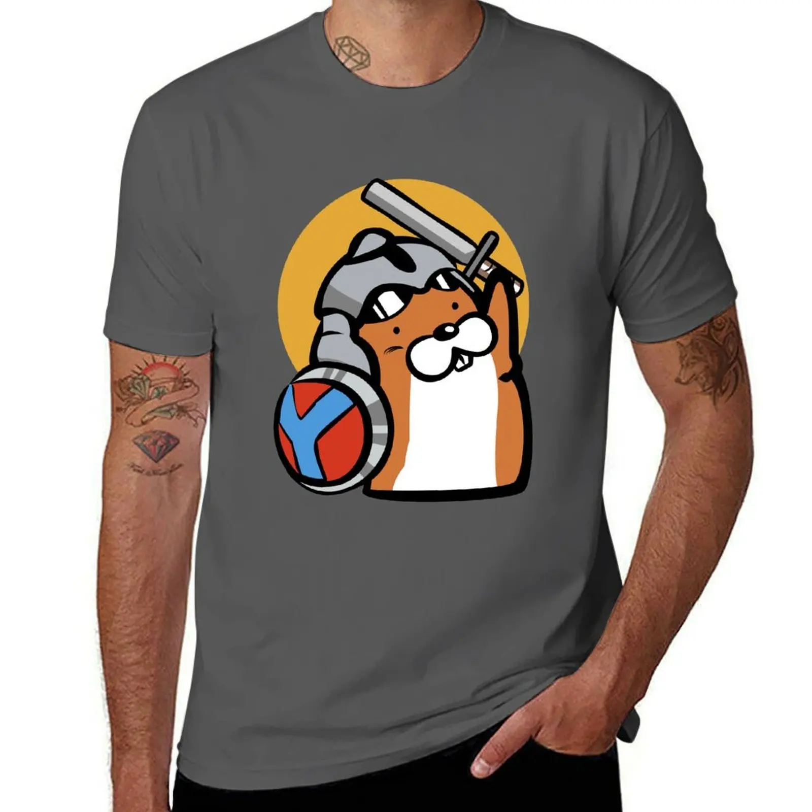 

Shining Force: Yogurt / Jogurt T-Shirt Plus Size Loose Short Sleeve Top