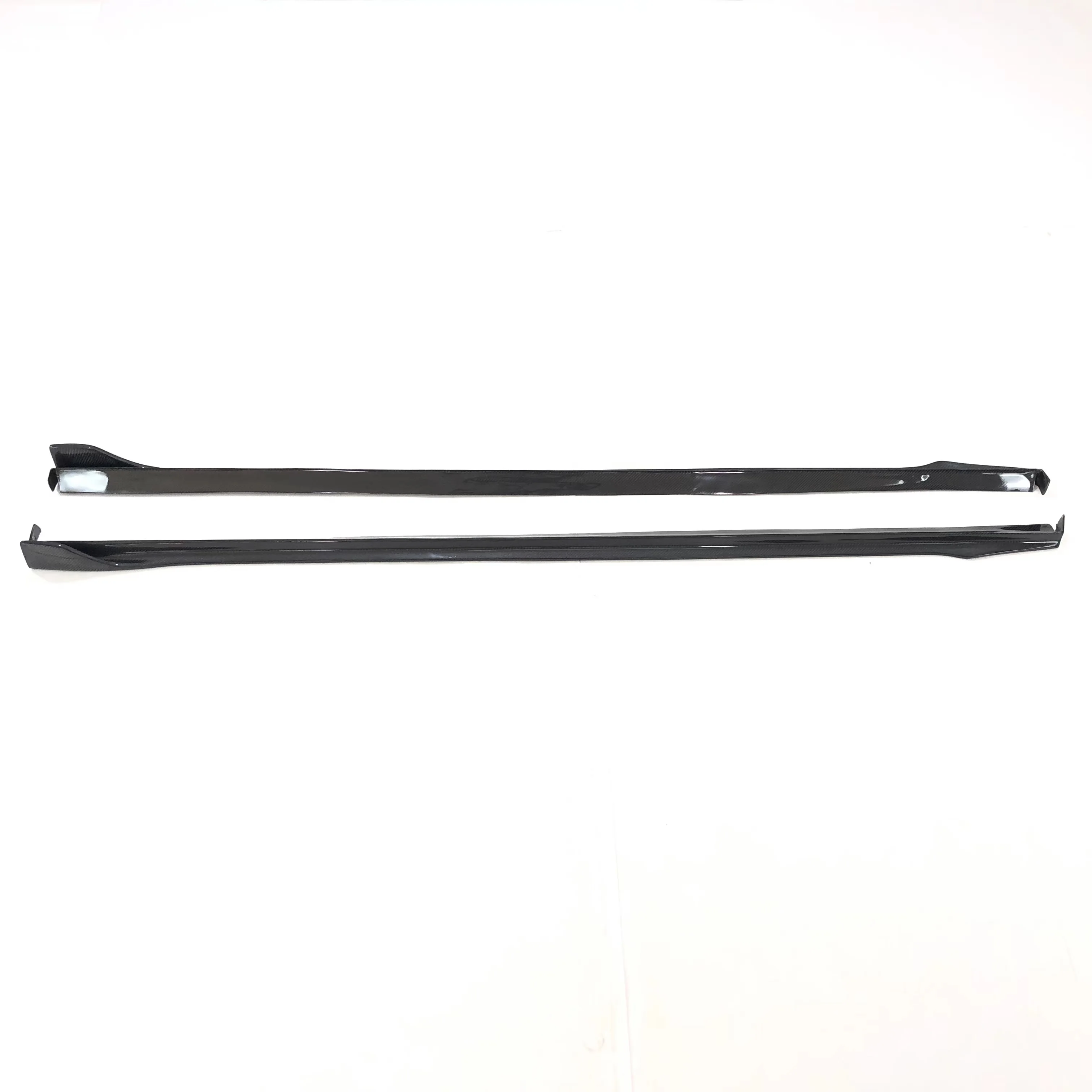 

New W213 Real Carbon Fiber Carbon Black High Quality Side Skirt Bumper Extensions with 100% Fitment for E-Class Upgrade Facelift