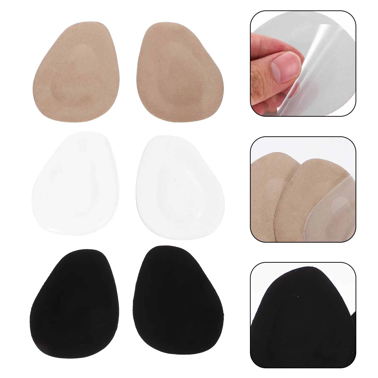 

Anti Forefoot Cushion Pads Gel Half Insoles Foot Protectors Shoe Pads Prevent Blisters Rubbing Pain Relief Standing Walking