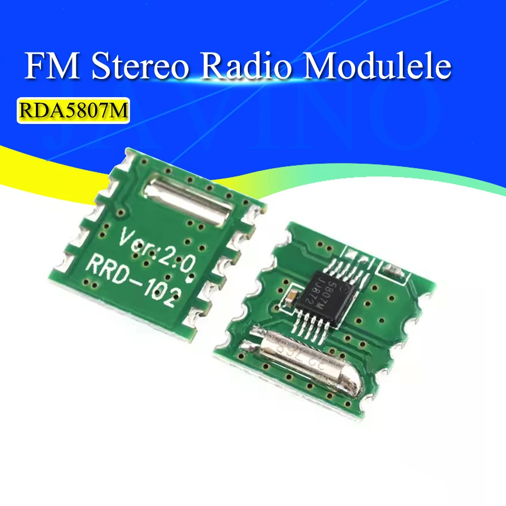 2PCS FM Stereo Radio RDA5807M Wireless Module For Arduino RRD-102V2.0 For Arduino RRD-102 V2.0 2.7-3.6V DC RDA5807