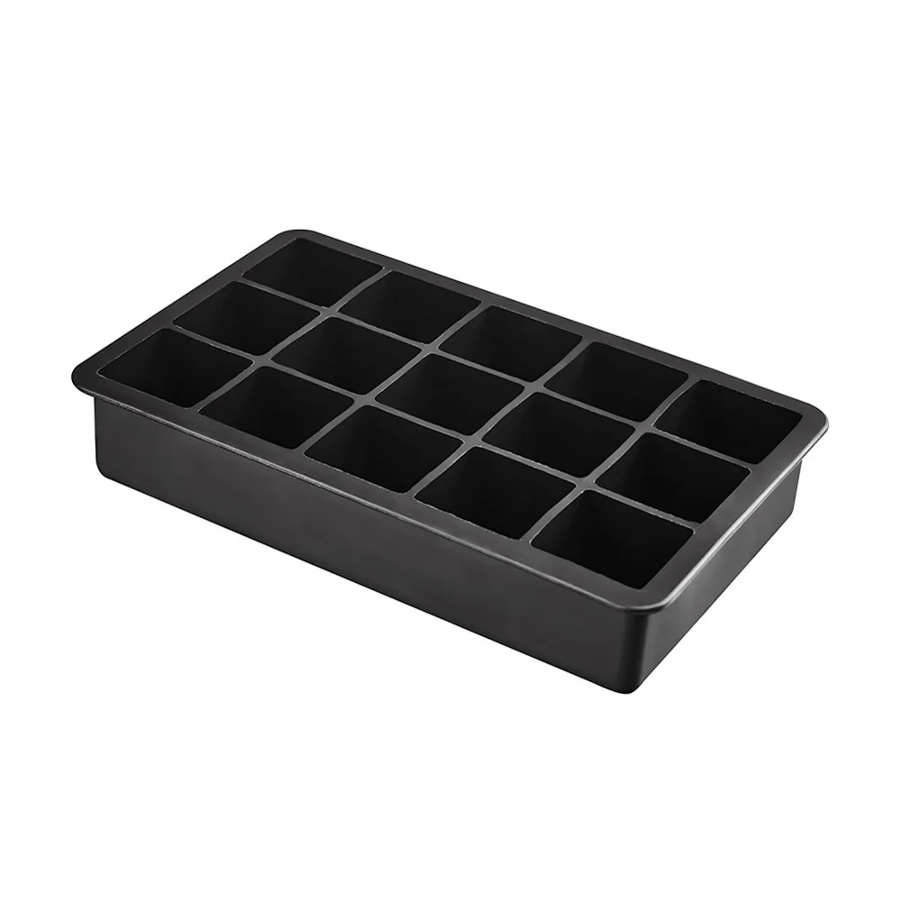 15個取りジャンボシリコン製氷皿 3x3x3cm ウイスキー用氷型 食品グレード 冷凍庫・オーブン対応 ノンスティック カクテル・チョコレート用