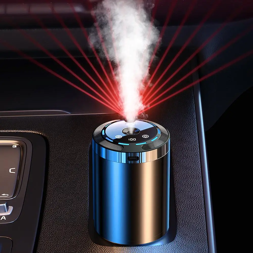 Car Electric Air Diffuser Aroma Vent Humidifier Mist Odor Eliminator for Auto Home Office 5 Modes Charging/Power Plugged In view 4