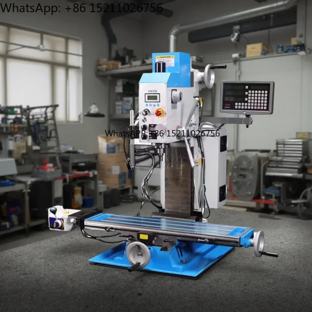 VM32B All-in-one Multi-functional CNC Drilling and Milling Machine Small Stepless Variable Speed DC Motor Speed 5000RPM Spindle