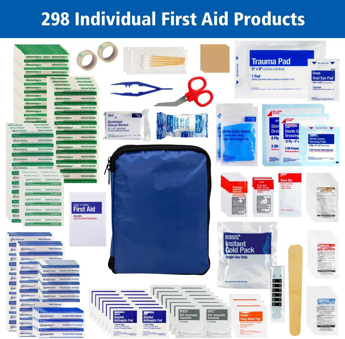 Kebon KB5029 298-delige duurza - First Aid Bag Kit recensie en prijs